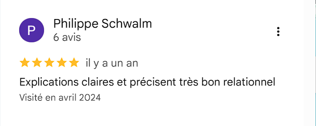 Avis client Philippe